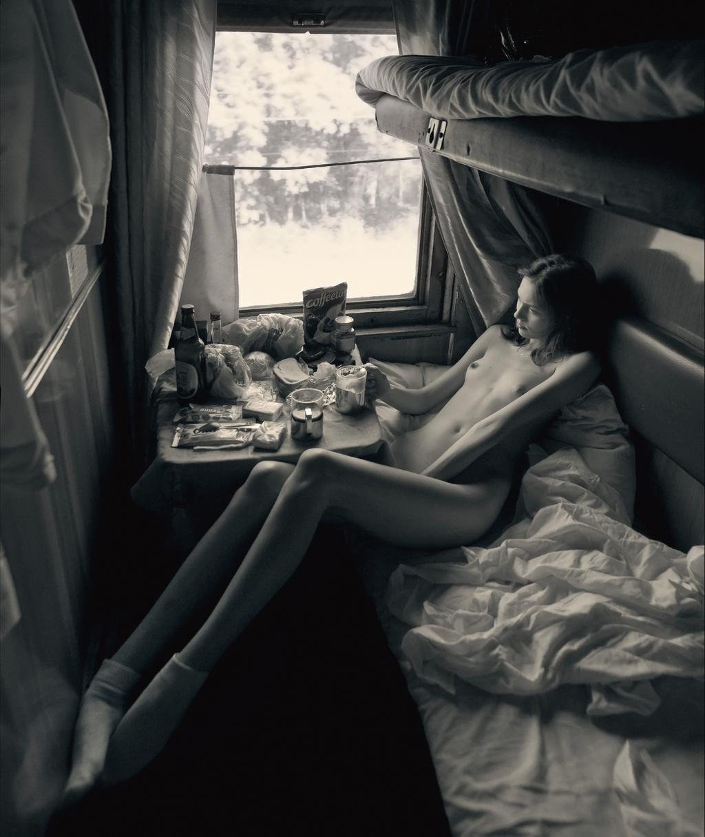 Novela de ferrocarril de fotógrafo de Pavel Kiselev