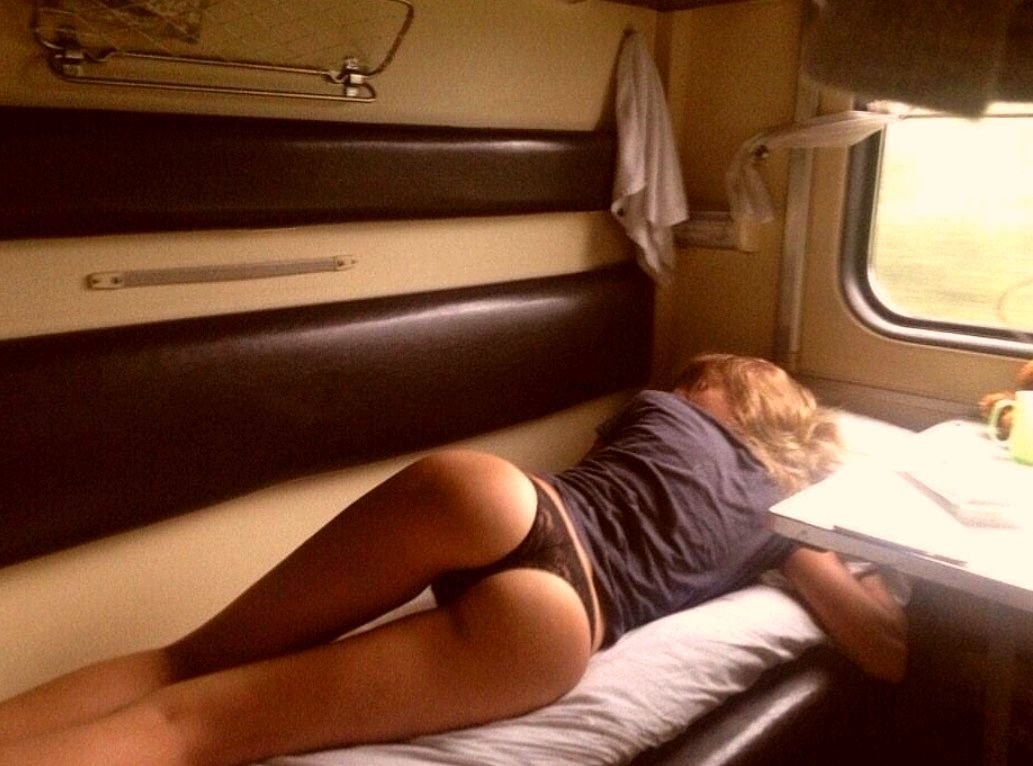 Chica en el tren
