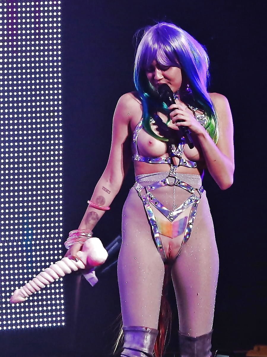 Miley Cyrus Vagina en un concierto