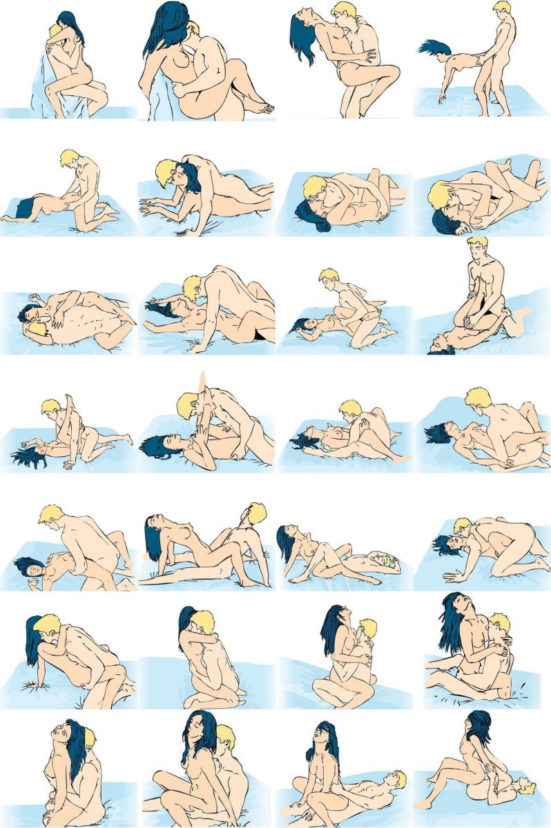 Las poses más populares en la cama