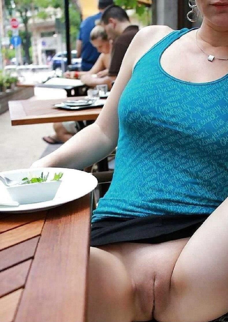 Sin bragas debajo de la ropa