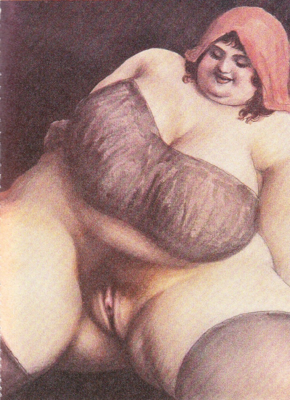 Mujeres desnudas retro gruesas
