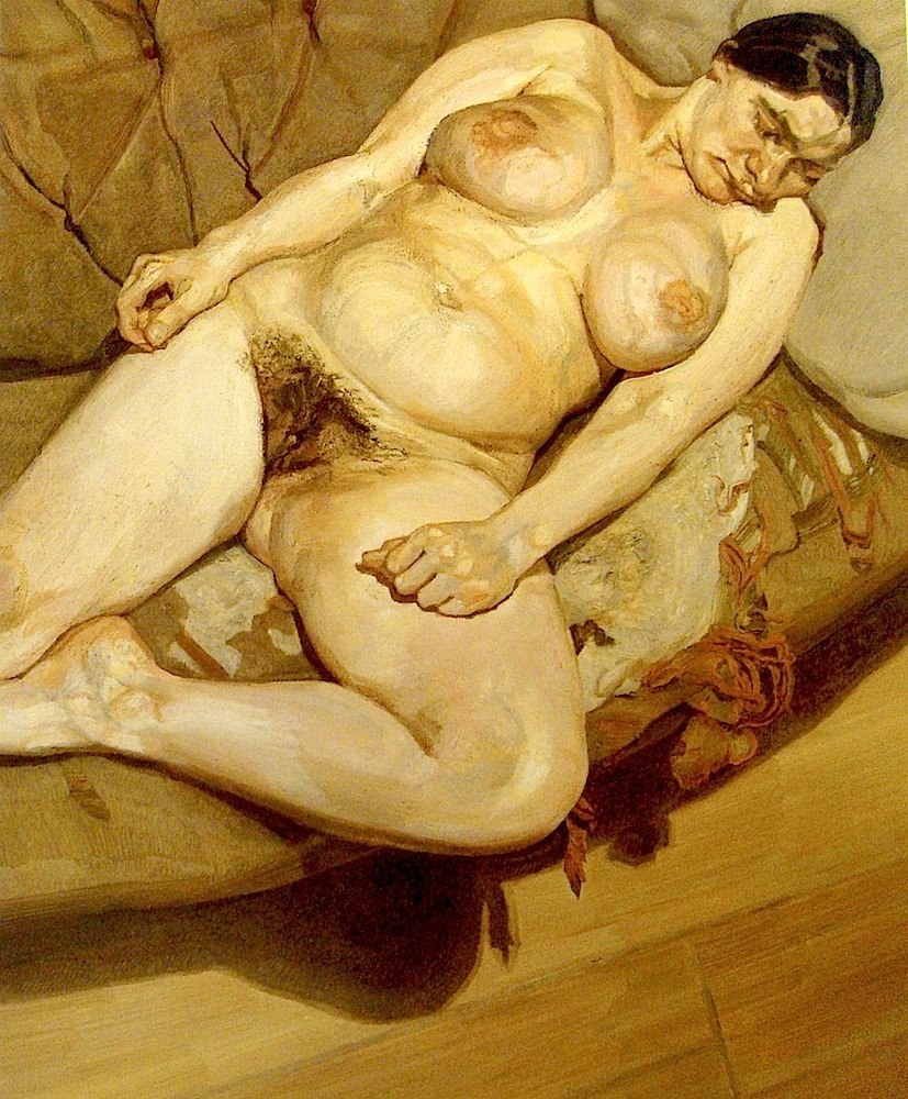 Imagen trabajadora social durmiente Lucien Freud