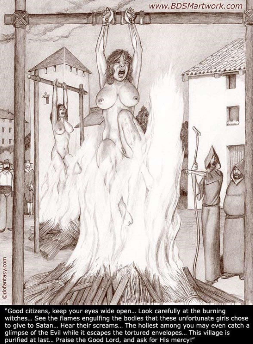 Tortura de la Inquisición BDSM Comics
