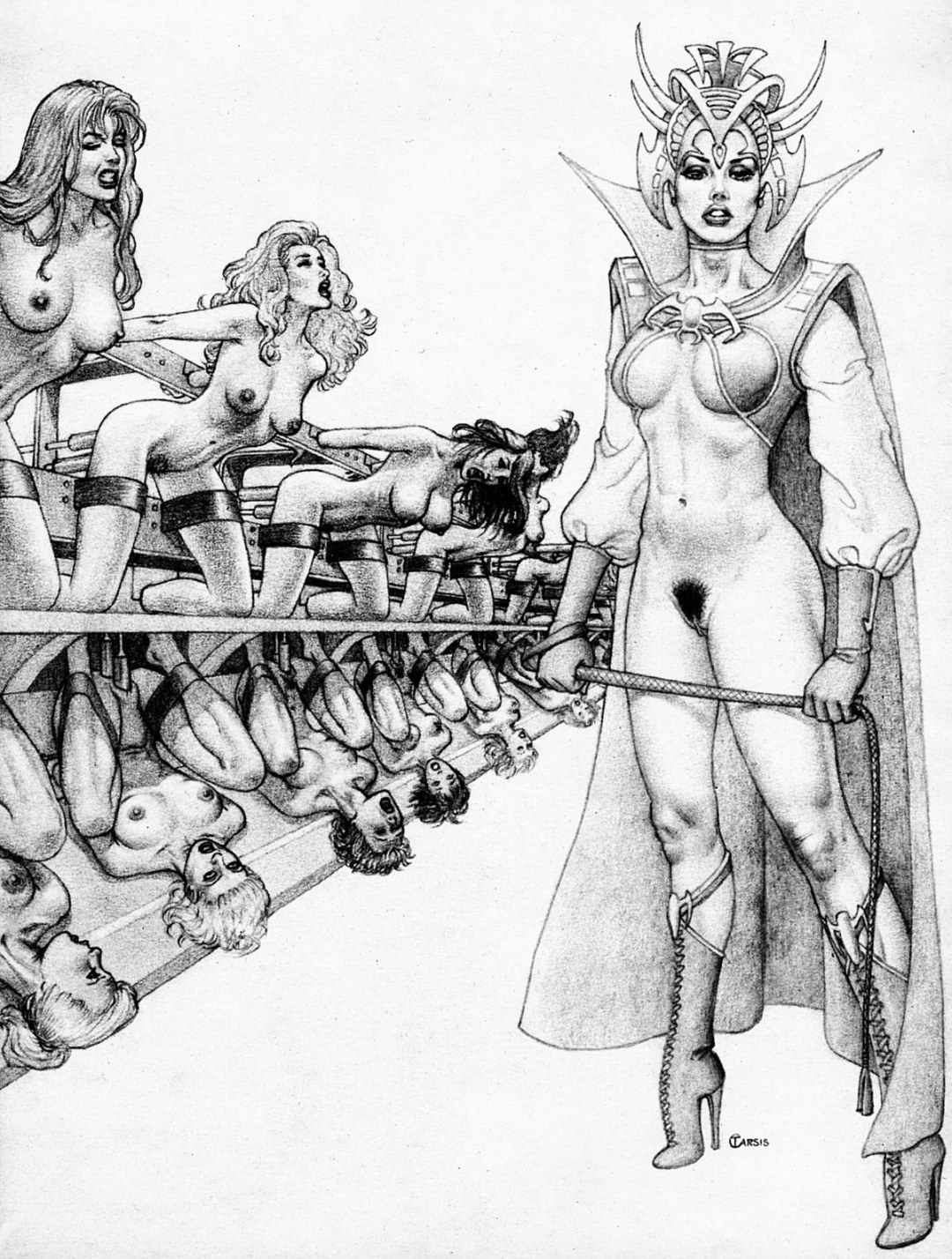 Dibujos eróticos de BDSM