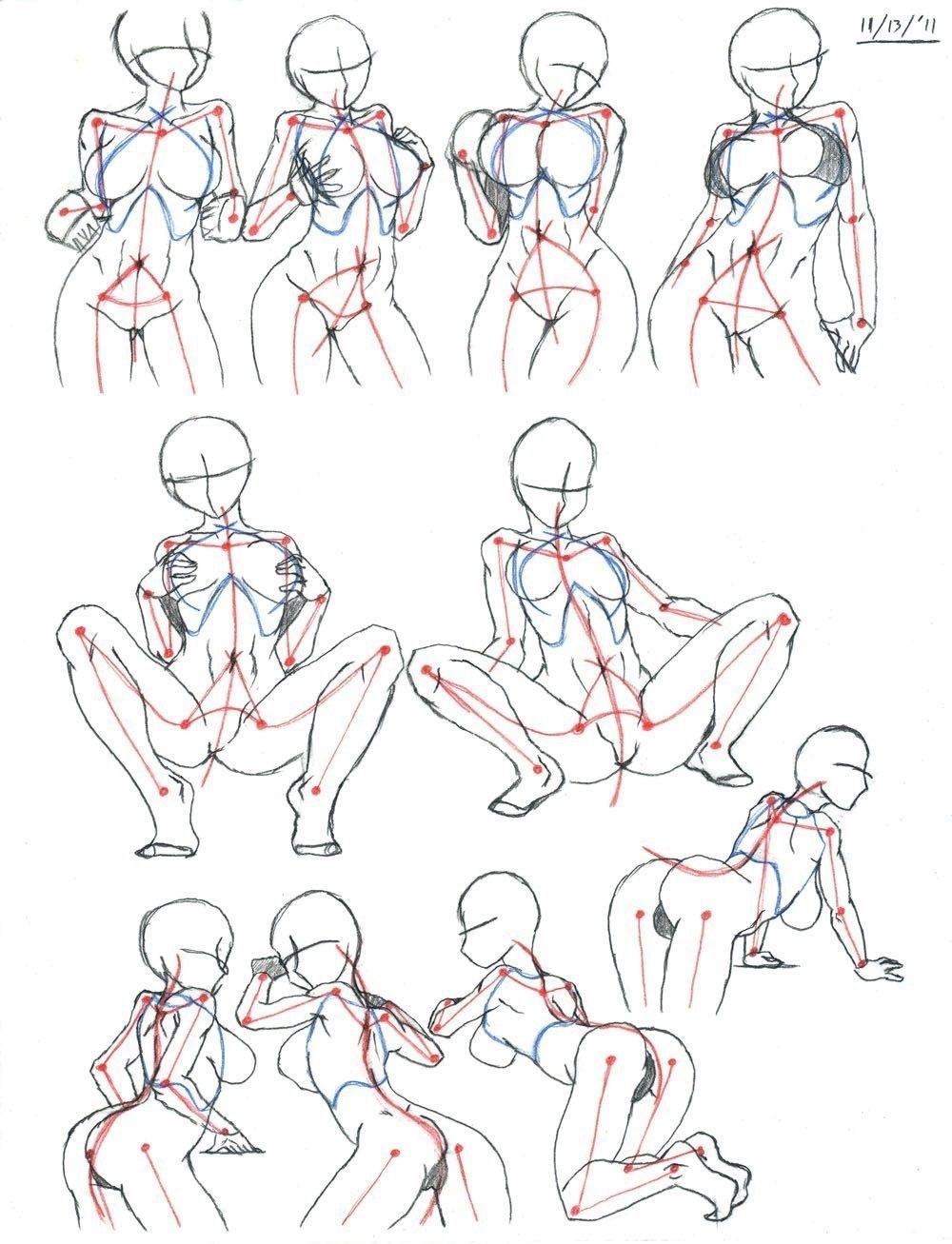 Pose para dibujar