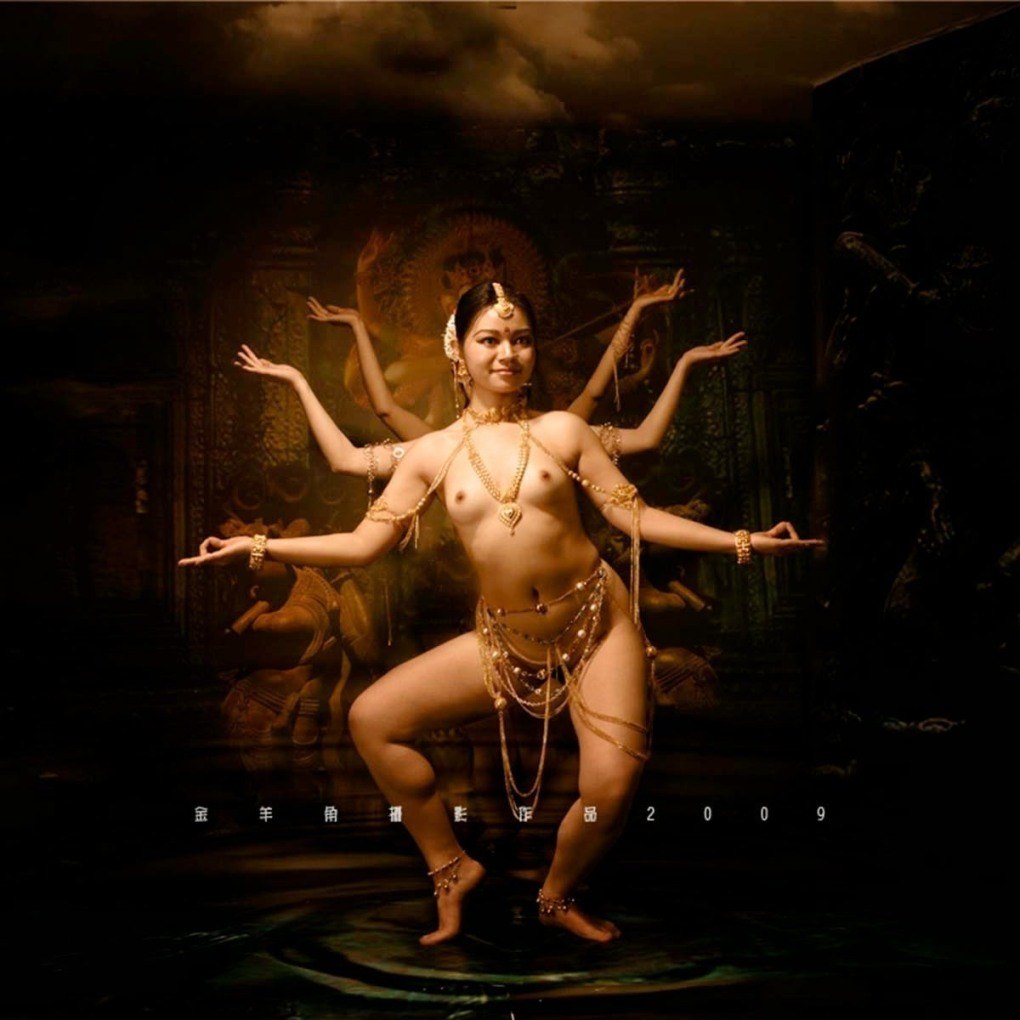 Bailarines del templo devadasi