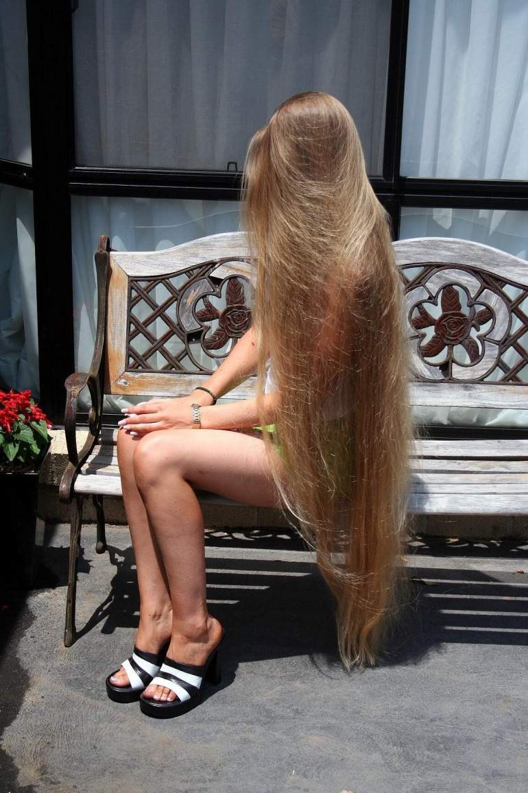 Chicas de pelo largo