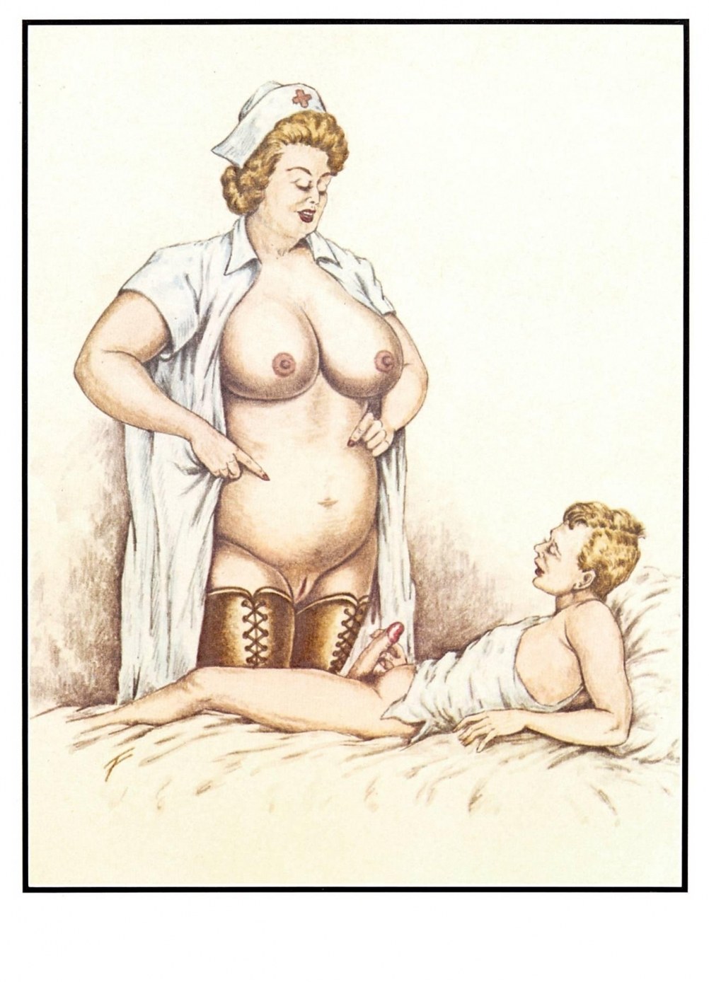 Dibujos retro eróticos de mujeres gruesas