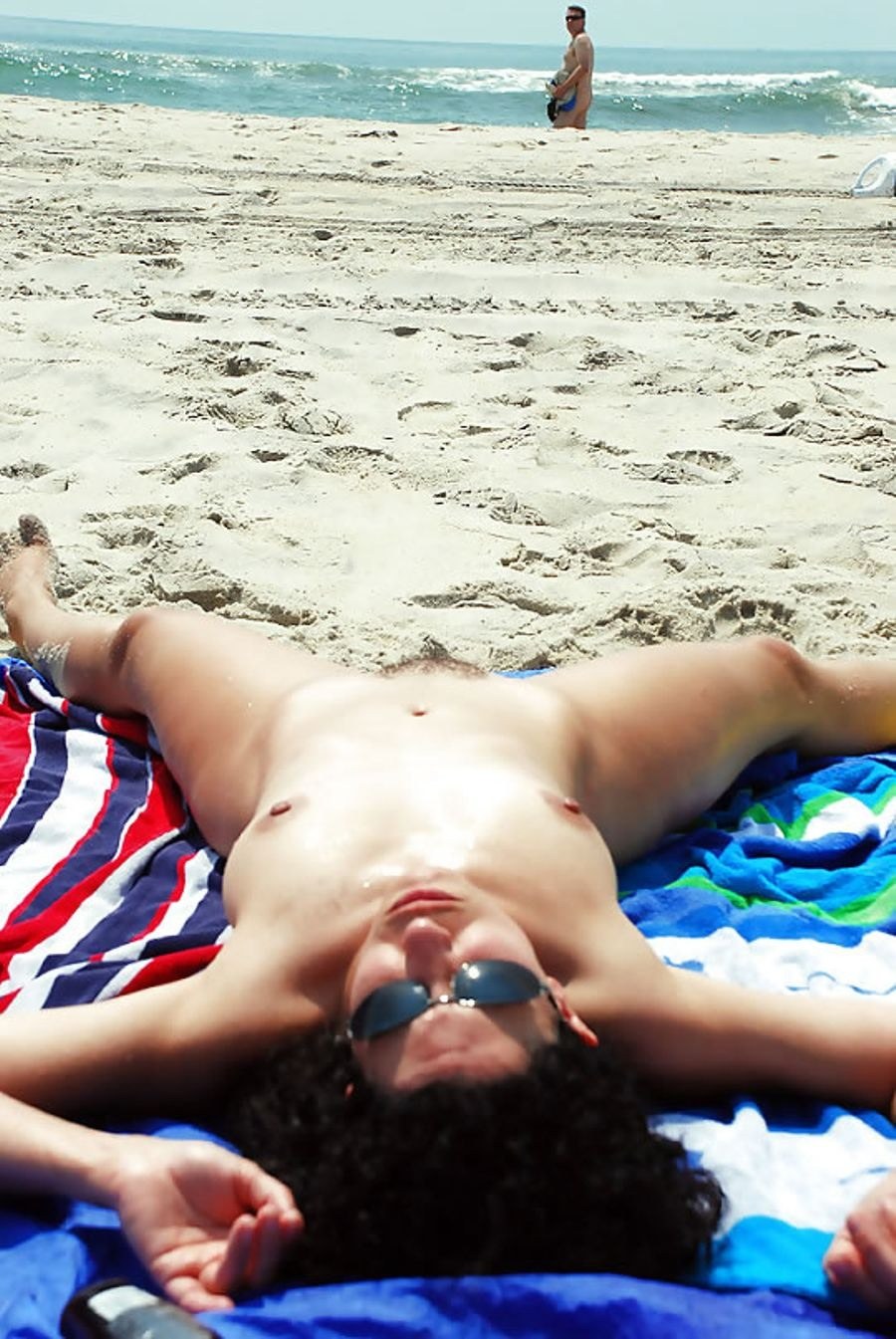 Exhibicionismo femenino en la playa