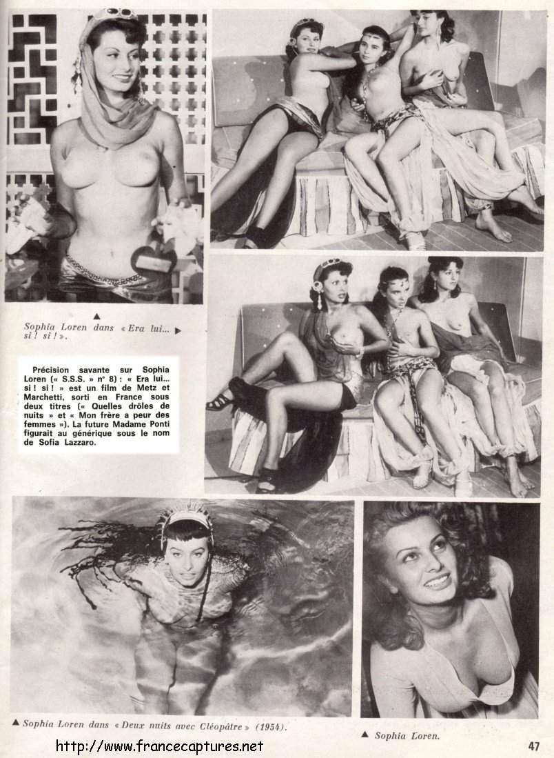71 - Summer Sophia Loren posa desnuda