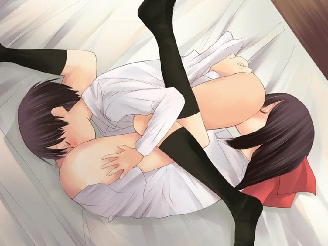 El chico hentai lame a una chica