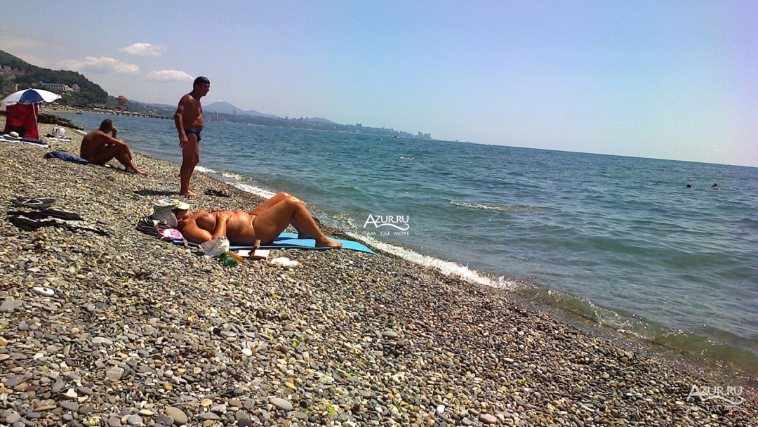 Foto de la playa nudiana en Dagomis