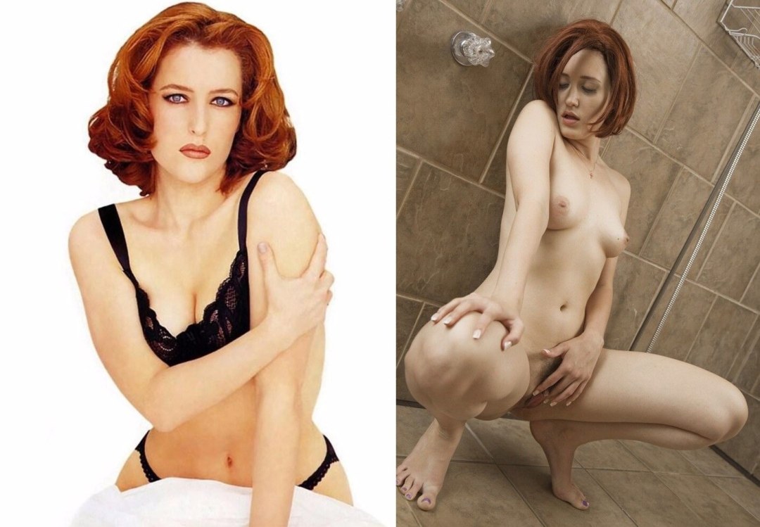Gillian Anderson tetas