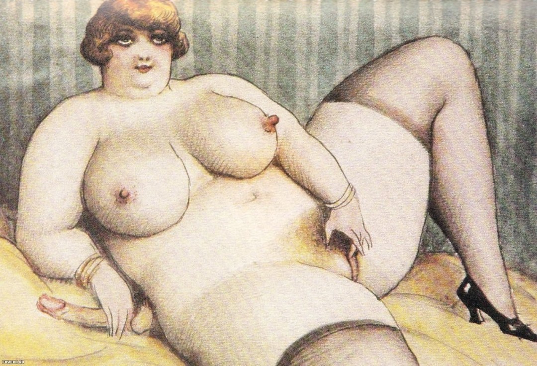BBW desnudo dibujado