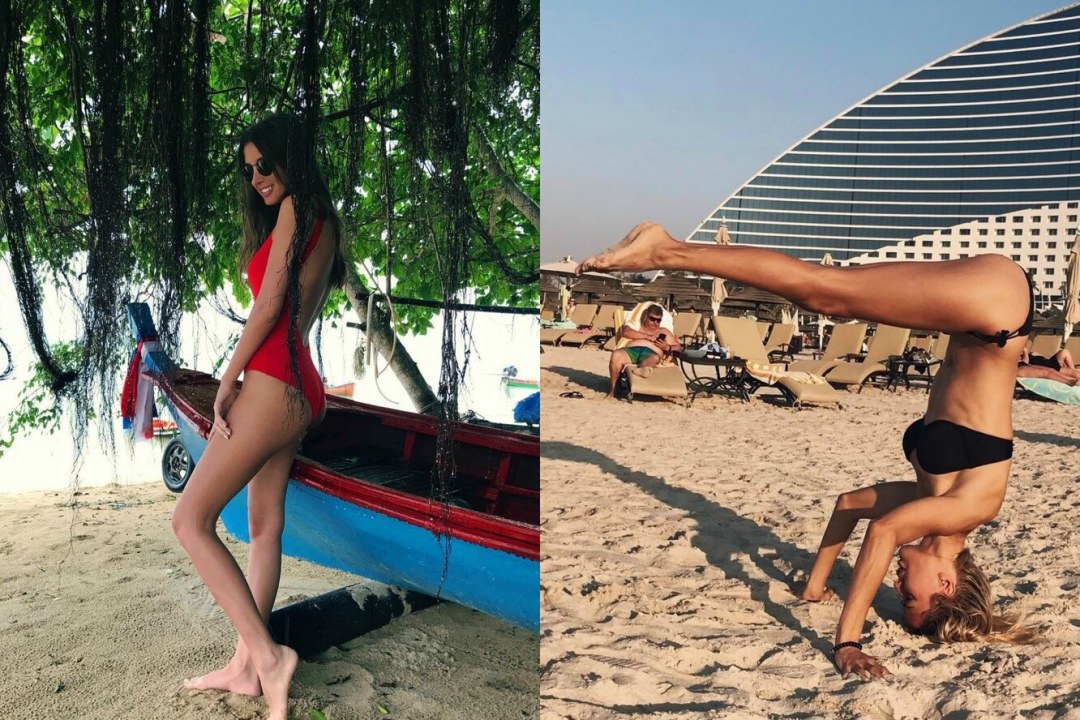 Figura de Bonya en un traje de baño