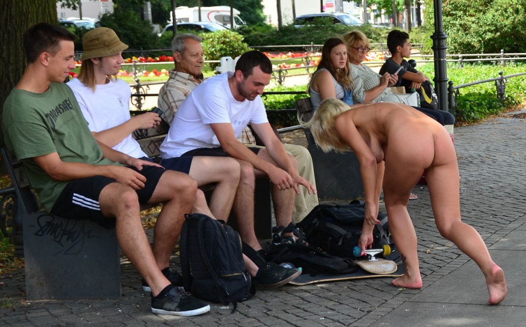Debauchery en un lugar público