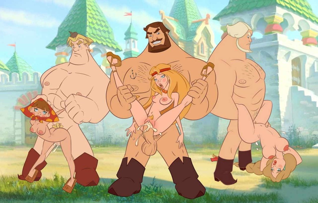Tres héroes Alyonushka Hentai