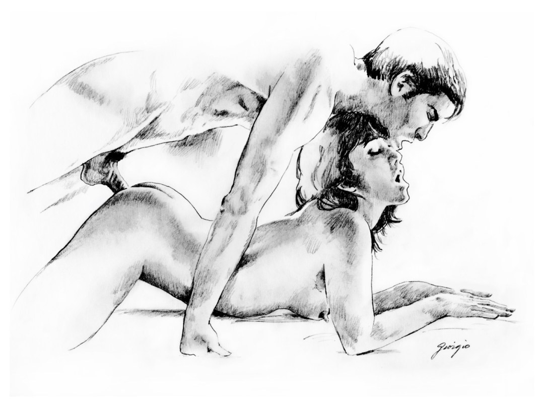 Dibujos pornográficos con un lápiz