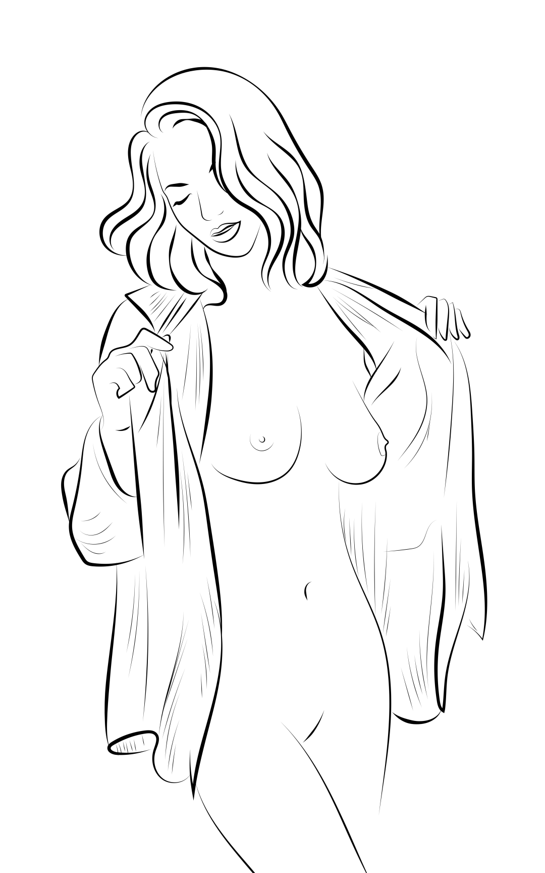 Dibujos eróticos del cuerpo femenino