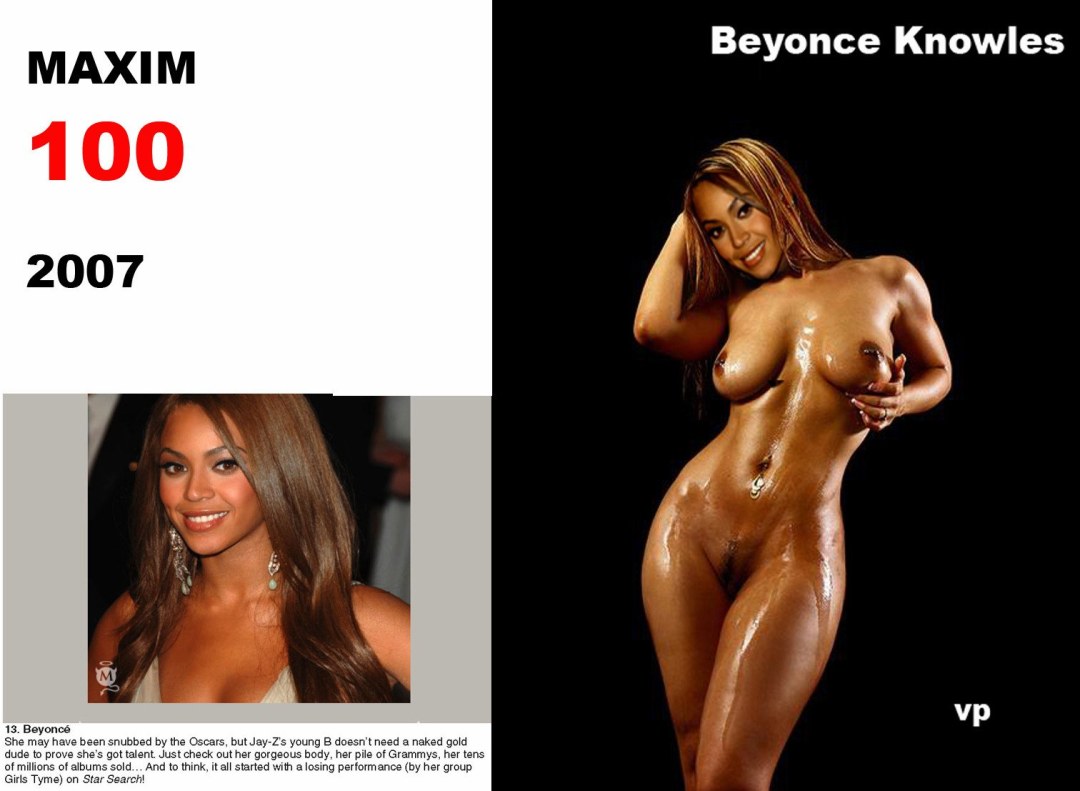Beyoncé desnuda sin bragas