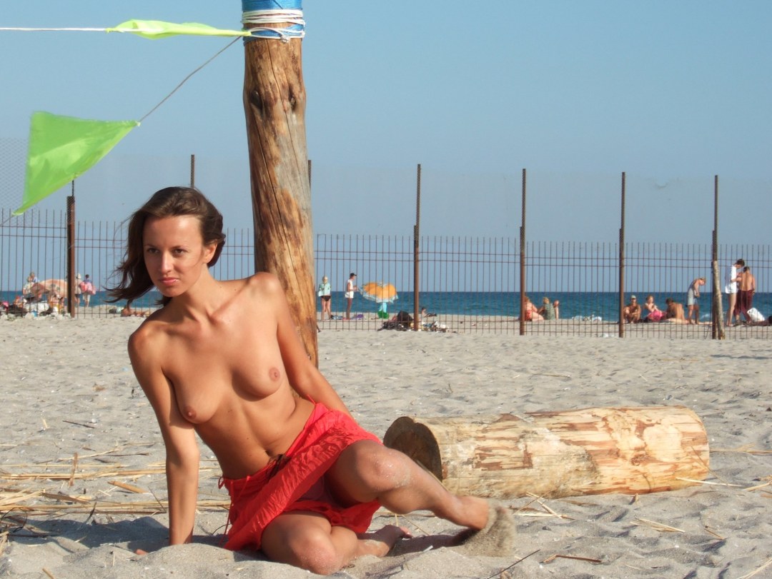 Privado desnudo en kazantip