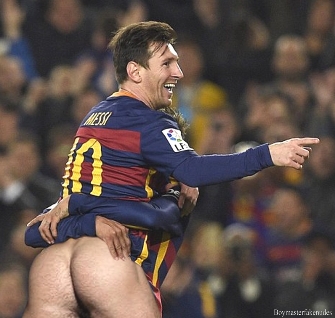 Miembro fotográfico de Messi sin bragas