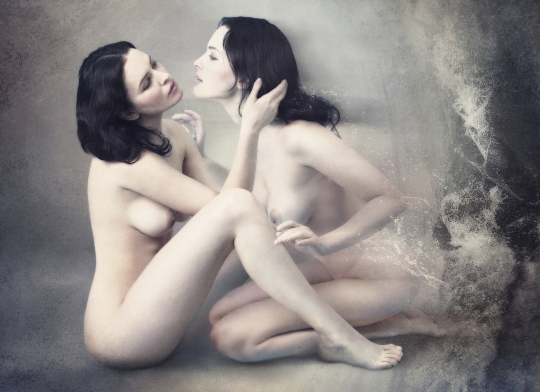 Amor lesbiano Arte desnudo