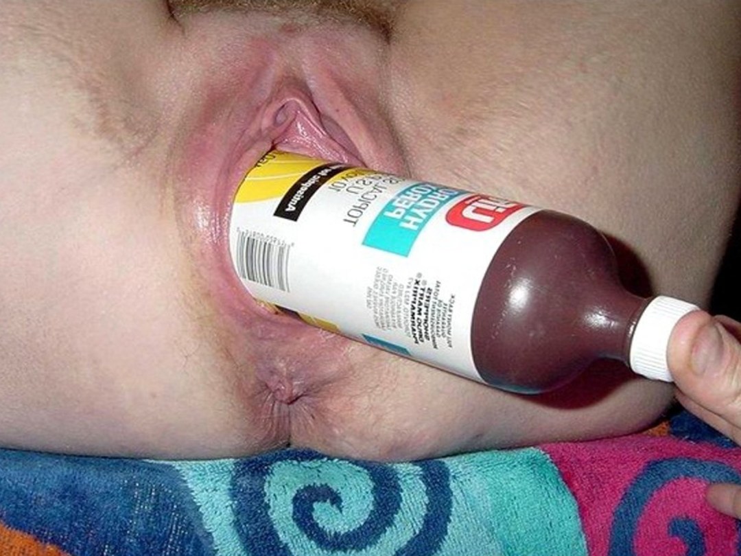 Diferentes objetos en la vagina
