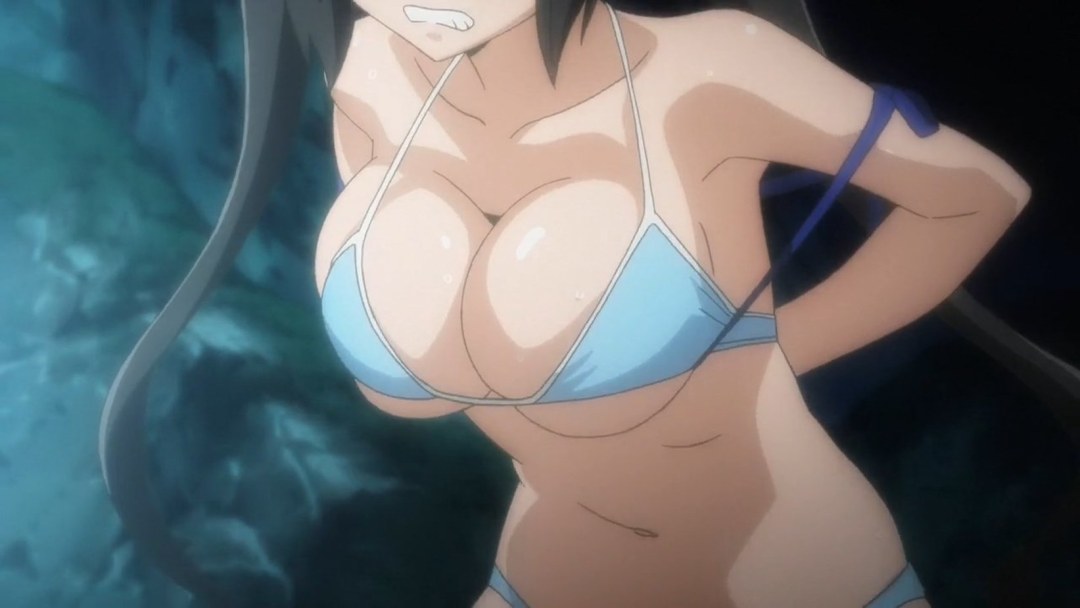 Anime Big Boobs en traje de baño