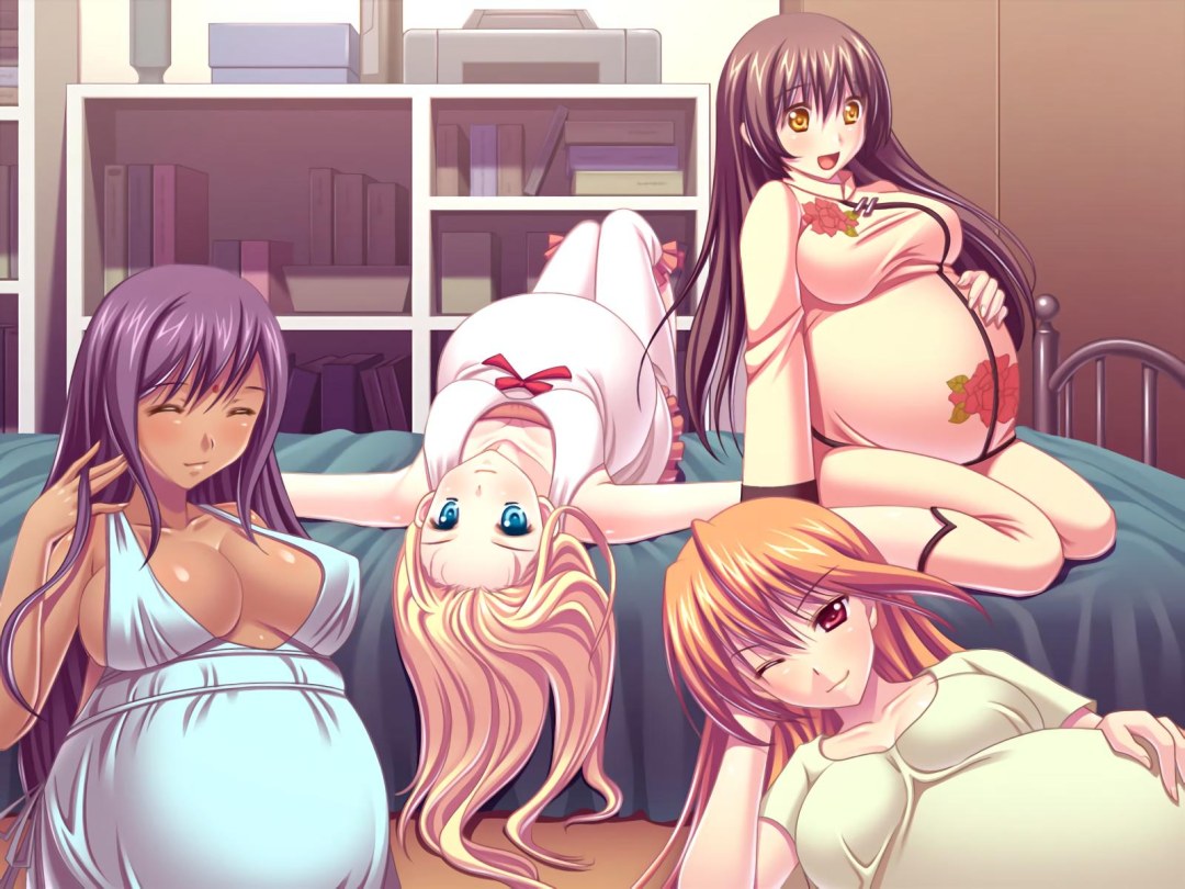 Anime hentai leche embarazada