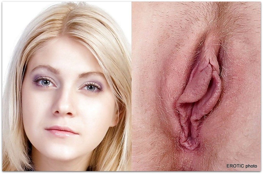 Caras femeninas y vagina