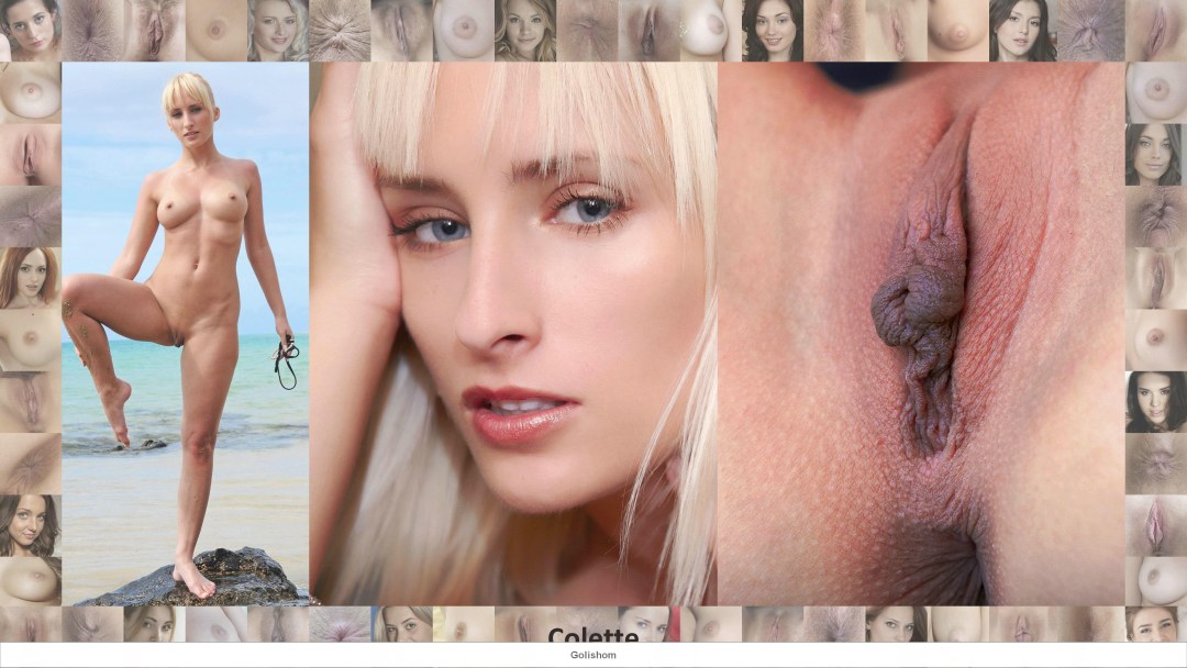Modelos de moda de pies y vagina