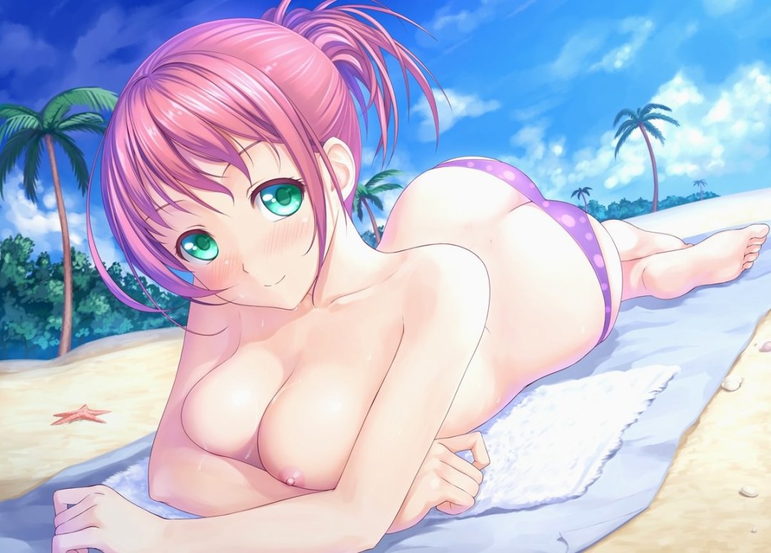 Chicas de la playa de Hentai
