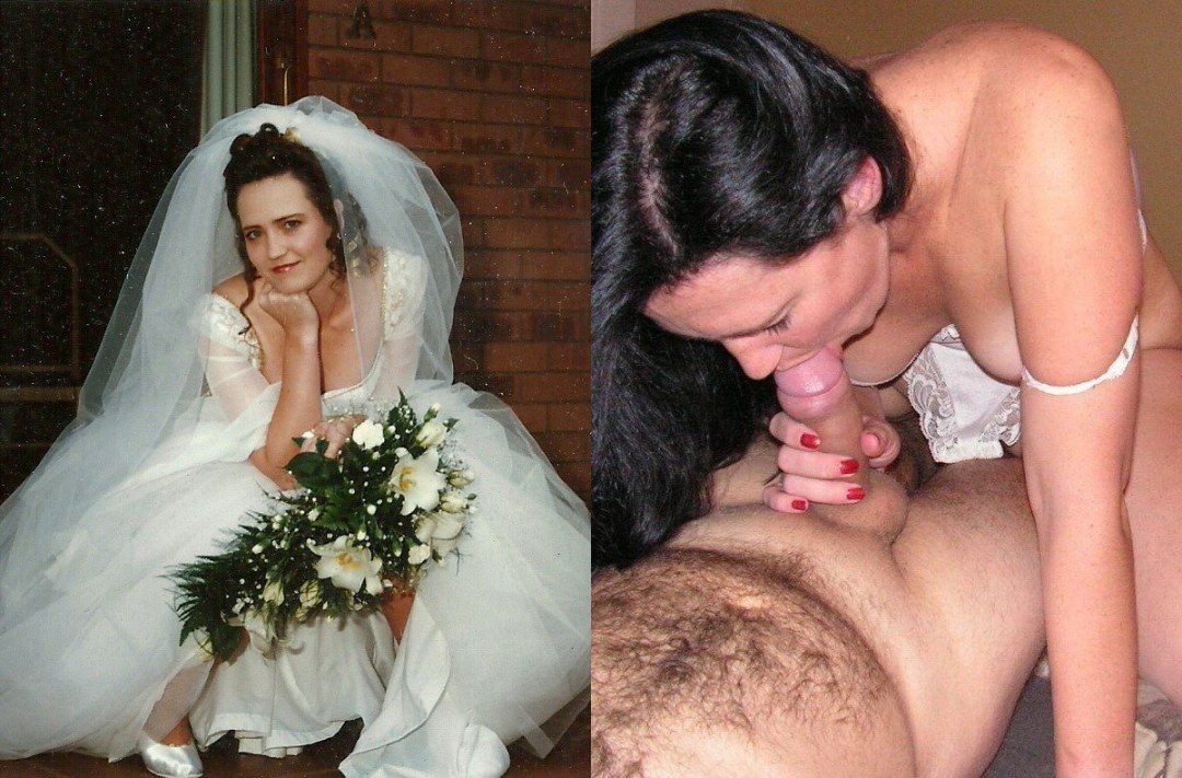 Esposa desnuda después de la boda