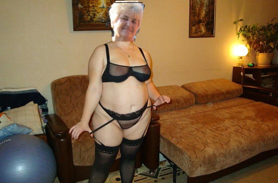 Esposa gorda en lencería erótica