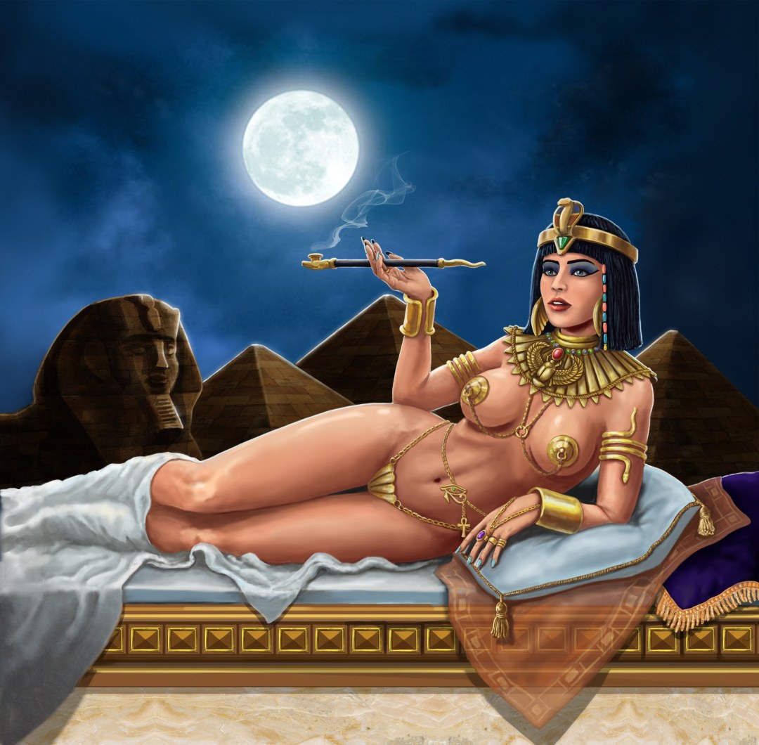 Cleopatra en el espacio desnudo