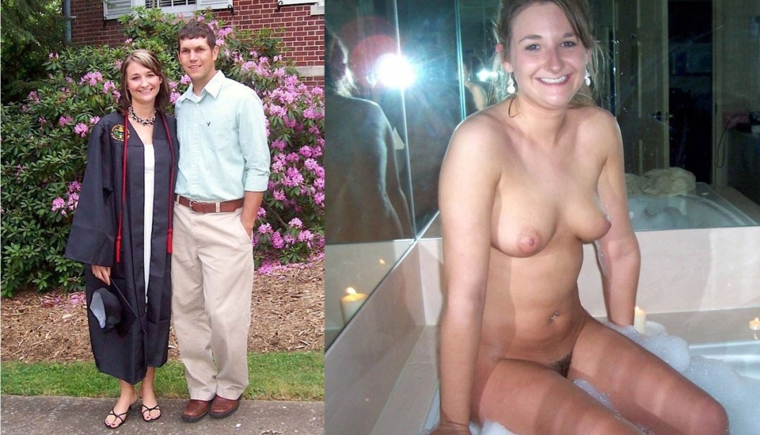 Parejas casadas vestidas y desnudas