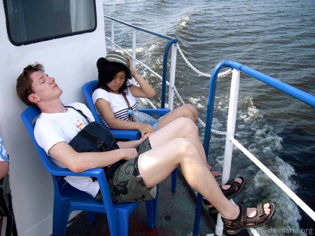 Excursión en el barco