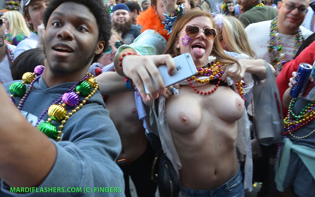 Mardi Gra en Nueva Orleans desnuda