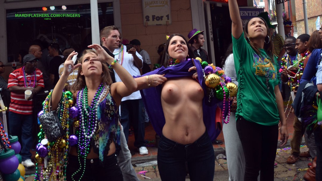Mardi Gra en Nueva Orleans Tits