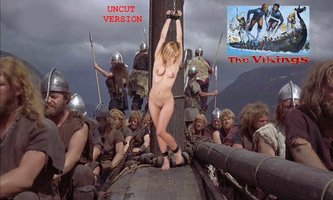 Cautivo desnudo de los vikingos