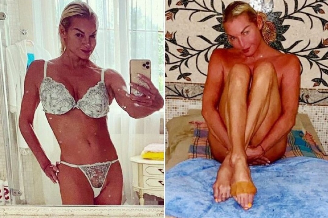 Anastasia Volochkova en ropa interior