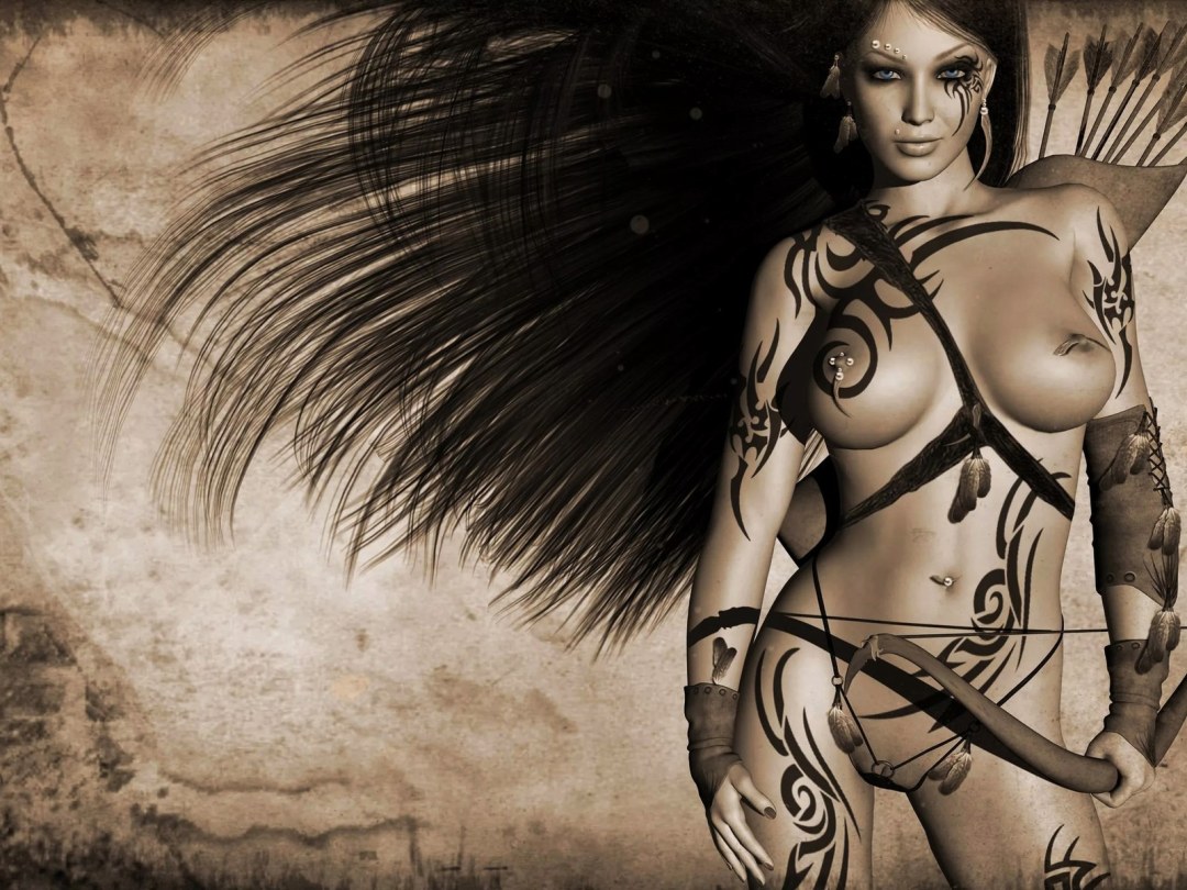 Chicas desnudas al estilo de fantasía