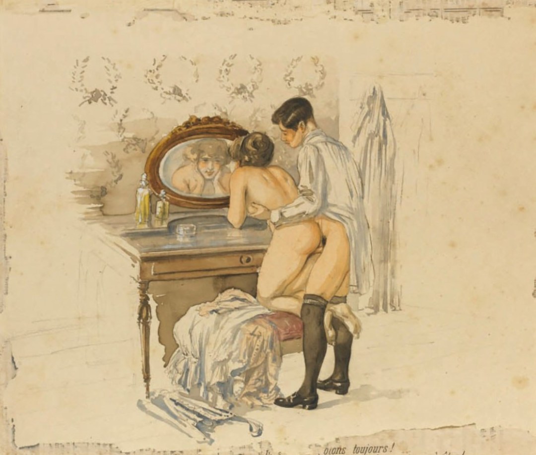 Acuarelas eróticas Mikhai Zichi