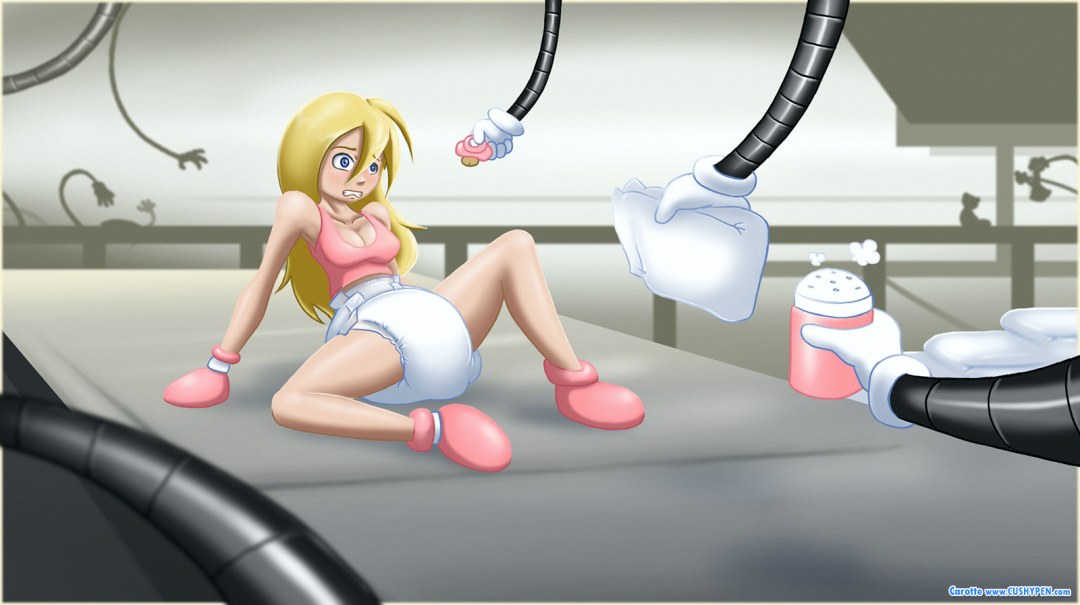 Anime pañal abdl robot nanny hentai