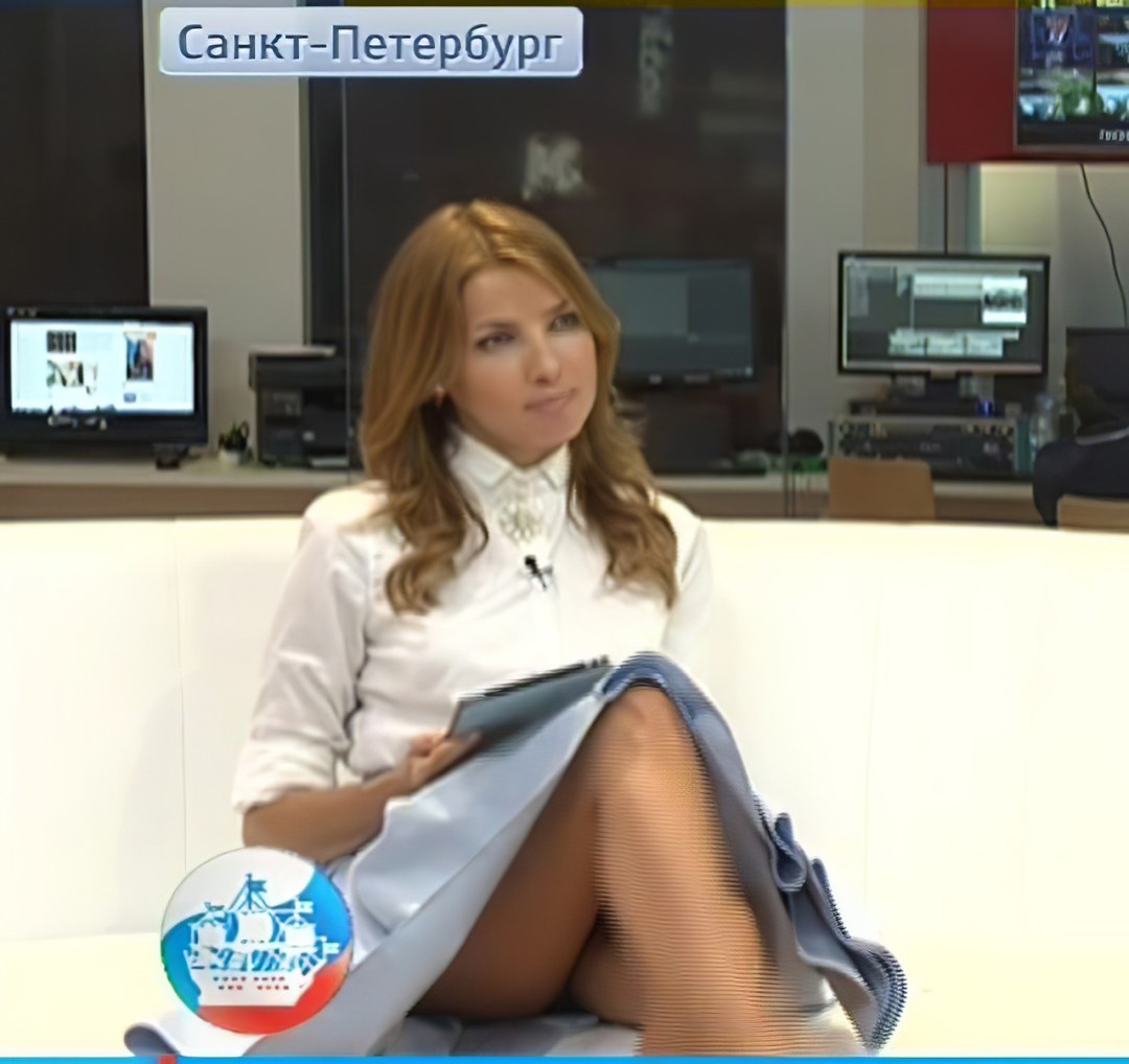 Presentadora de televisión de Maria Bondareva