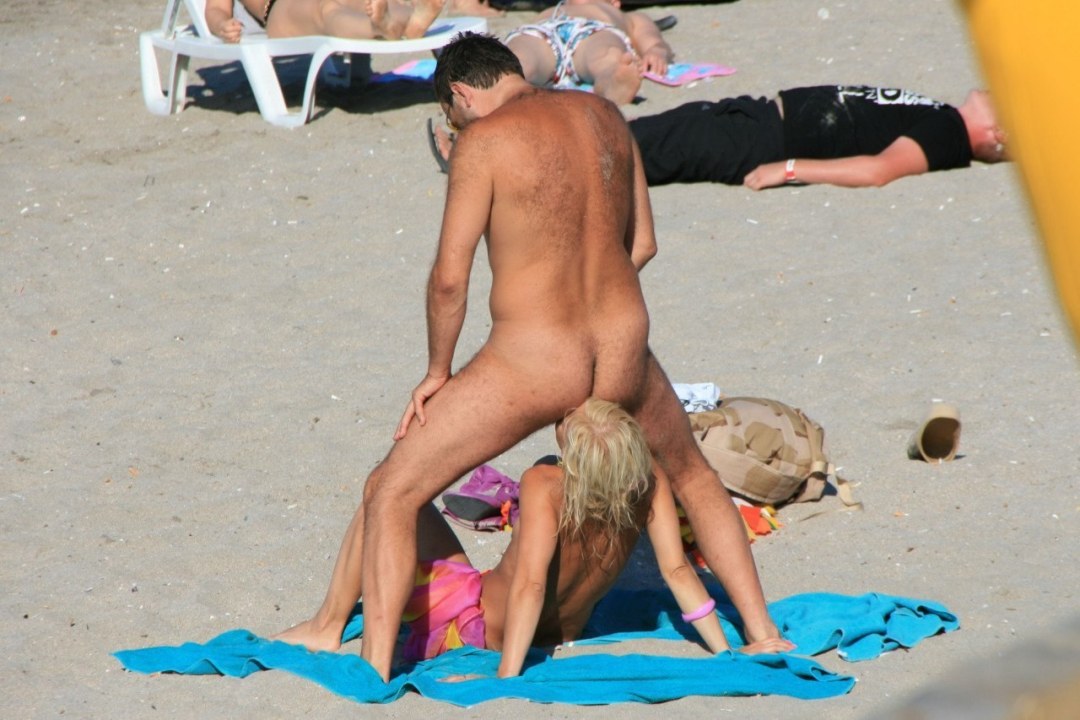 Momentos picantes en la playa