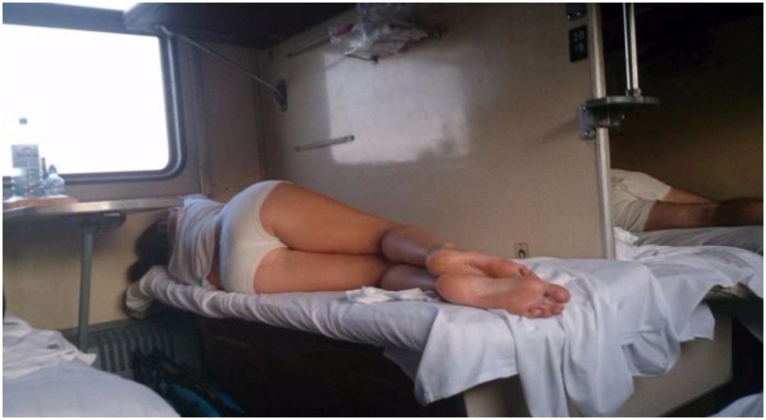 Tess Lyndon en el tren