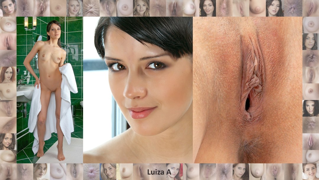 Modelos de moda de pies y vagina